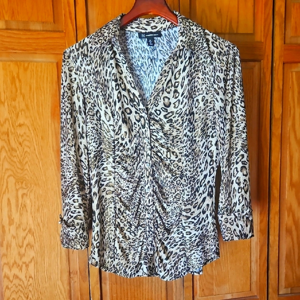 Leopard Print Women's Top